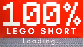 LEGO Short 100% || Stop Motion || Loading.... 100% | Pixel Art | 8 Bit