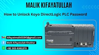 How to Unlock Koyo DirectLogic PLC Password