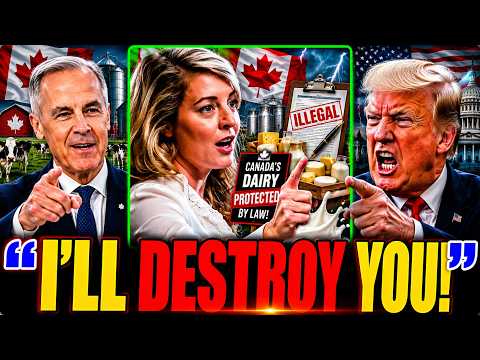 Video Trump OFFICIALLY DEMANDED Canadas Dairy But Carney Had Already Made It ILLEGAL to Give Away