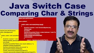 Switch Case In Java Example | Compare String In Java |  Char Equality Java - Java Lecture 3