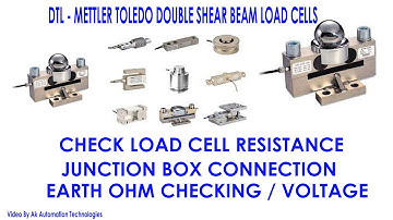 Mettler Toledo  Double Ended Shear Beam SBD | How to Check Resistance | Mettler Toledo Load Cell