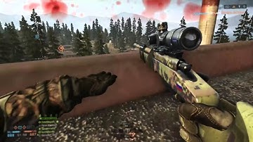Battlefield 4 spawn sniper no scope pilot shot