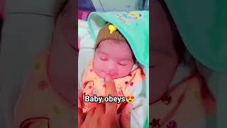 Baby Obeys After Birth