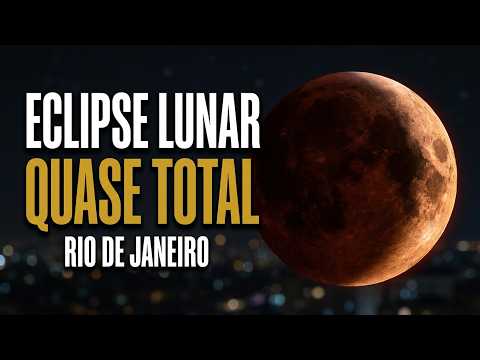 O eclipse que encobriu 96% da Lua e impressionou o Brasil