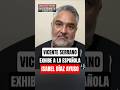 Vicente Serrano exhibe que hasta el presidente de España crítico a Isabel Díaz Ayuso!
