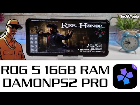 Snapdragon 888 DamonPS2 Pro emulator ROG 5 gaming test/Faster than Mi 11/S21/Legion 2/K40 Pro? 16GB