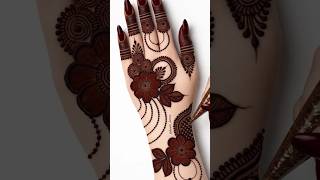 simple easy stylish mehndi design for back hand| #mehndi #hennadesign #mehandi #mehndidesign