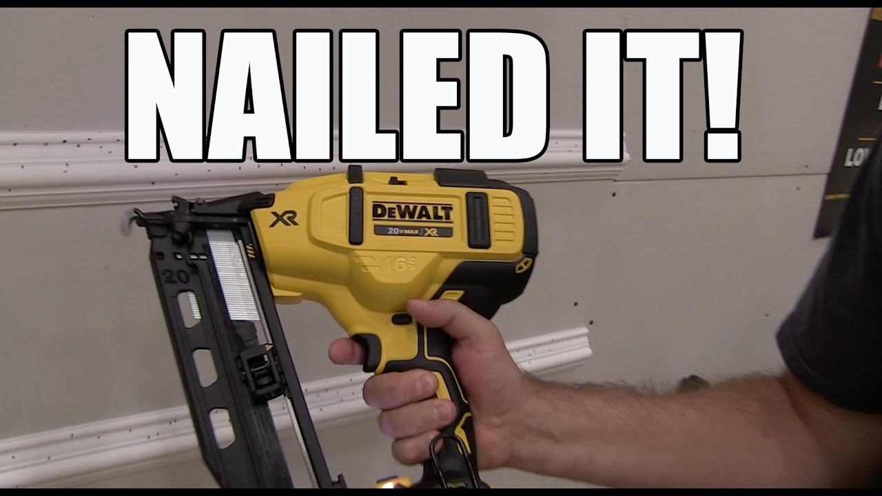 DeWALT DCN660 20V Brushless 16 Gauge Finish Nailer Sneak Peek! YouTube
