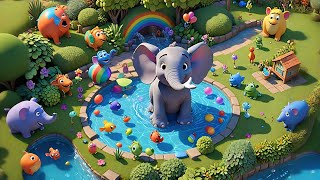🐘💧 Ellie Elephant’s Wonderful Water Wiggle | ABC Fun for Kids | MomoMello & MerryMilo