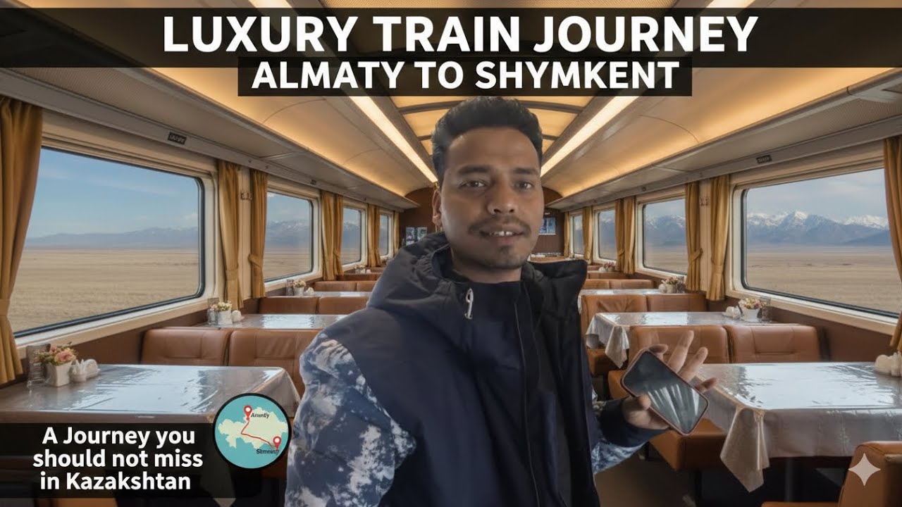 Luxury Trains of Kazakhstan 🚂 🇰🇿Almaty to Shymkent