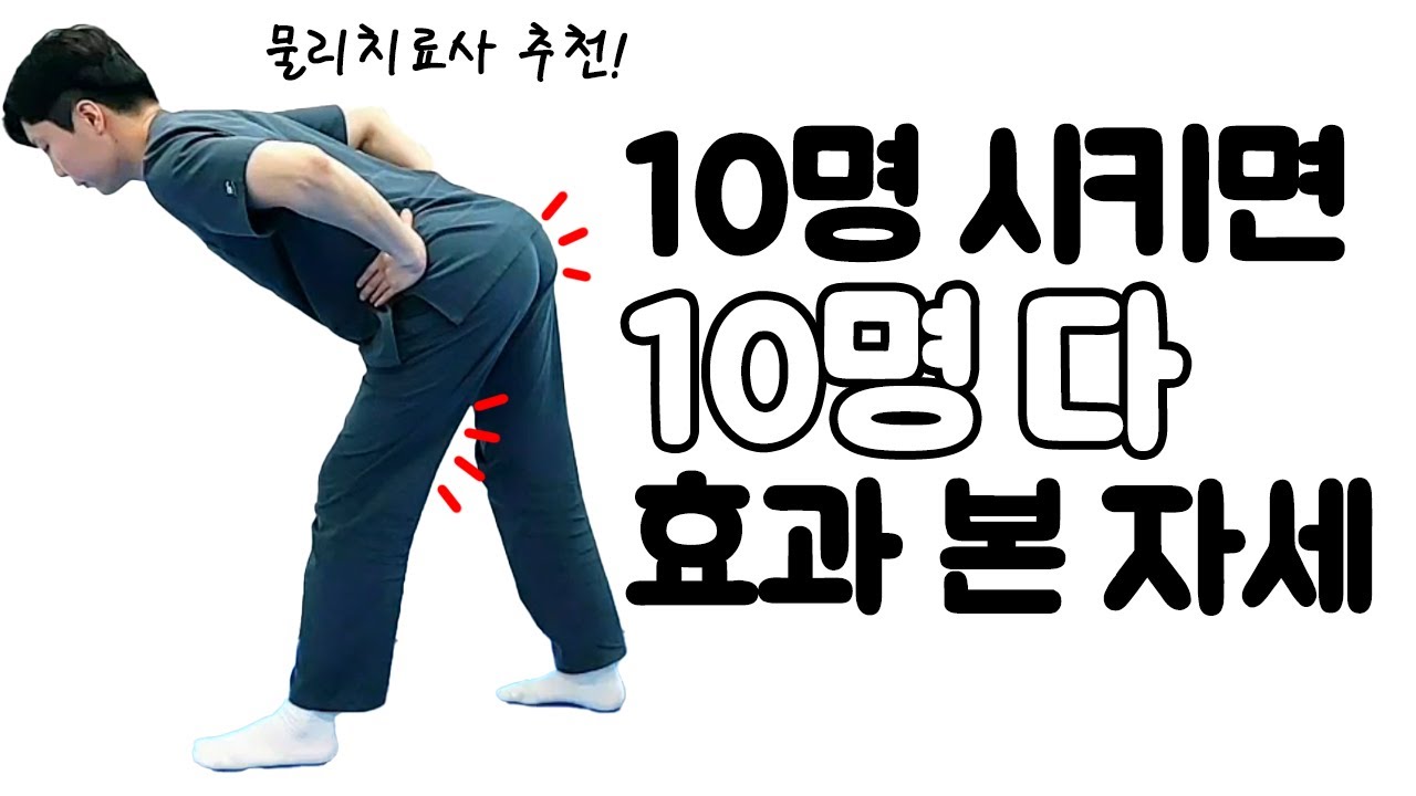 매일10분! 물리치료사가 추천하는 골반후방경사 교정 루틴|처진엉덩이, 일자허리, 허리디스크, 허리통증