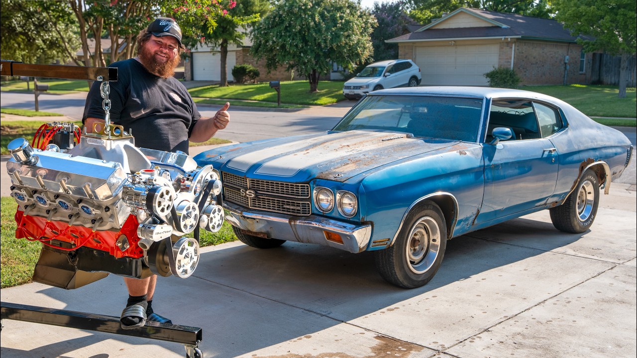We Put A $30,000 Engine In A 56 Year Old Car And Drove It Home