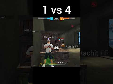 1 vs 4 Garena Free Fire Max  | CS Rank | #shorts #gaming #freefire #youtube