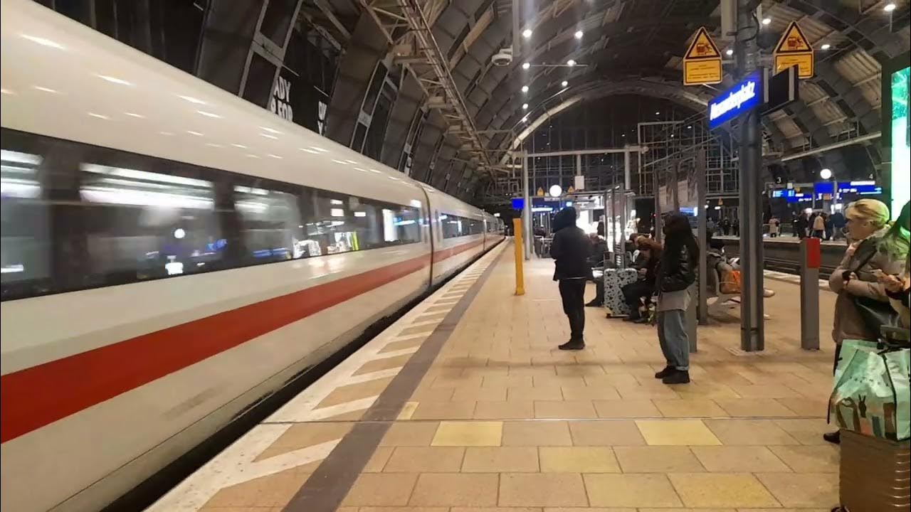 Durchfahrt ICE 2 BR 402 in Berlin Alexanderplatz YouTube