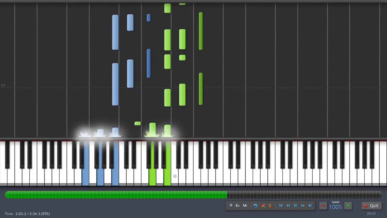 Los Momentos - Eduardo Gatti - Piano Tutorial Karaoke - Synthesia - YouTube
