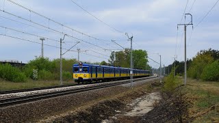 EN57-1115/EN71-044 Zielony z kibicami Lechii Gdańsk +RP1 |Warszawa Toruńska|