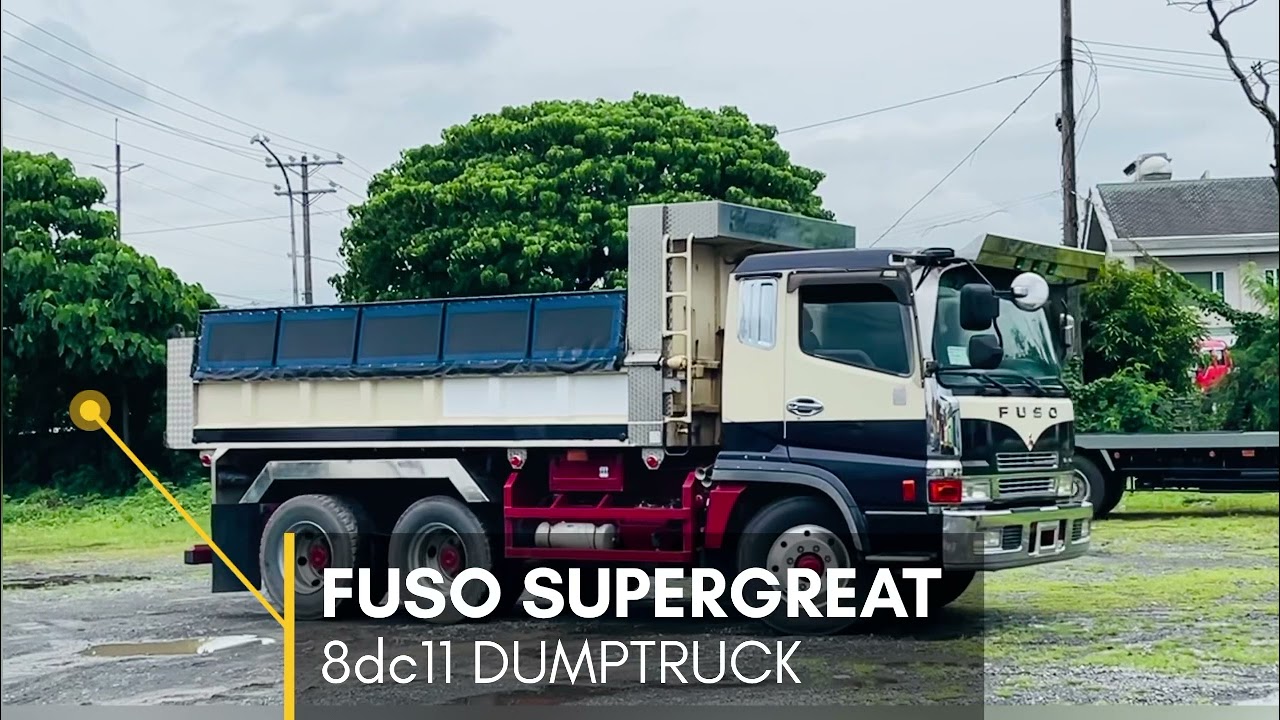 MITSUBISHI FUSO SUPERGREAT DUMPTRUCK 8DC11 MANUAL INLINE - YouTube