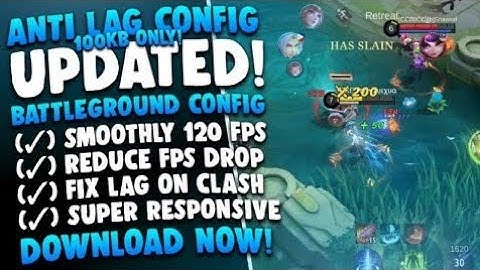 #MLconfig #120fps #antilagml New!! Config ML Anti Lag 120 FPS Battleground Optimizer Reduce FPS Drop