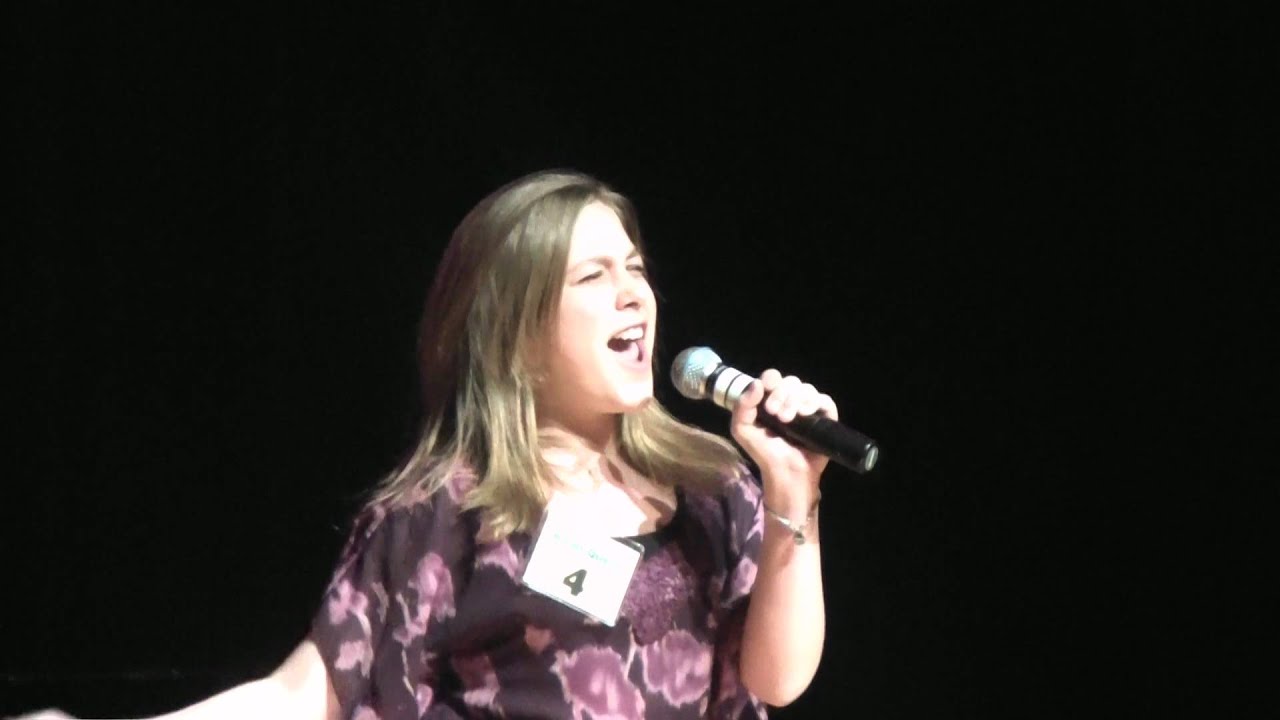 12 year old Michaela at Kean Quest Talent Search