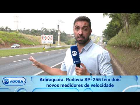 Araraquara: SP-255 Highway has two new speed cameras (10/01/2026)