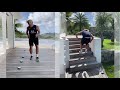 Goalkeeper Michael Bolvin improving his reaction time, jumping and power