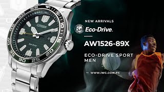 ECO-DRIVE SPORT MEN – AW1526-89X #Unboxing - YouTube