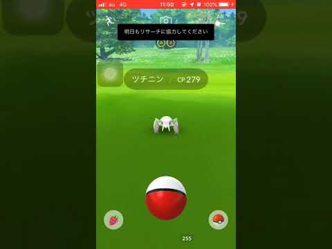 【ポケモンGO】 ツチニン 3連続ゲット！