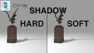 3ds max + Vray 5 | Create soft shadow and hard shadow using V-Ray in 3ds Max screenshot 1