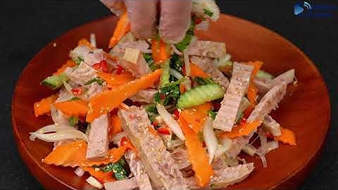 Cách Làm Gỏi Chả Lụa Chua Ngọt Giòn Ngon - Món Khai Vị Thanh Mát, Đưa Cơm Cực Đỉnh | Phụ Nữ Gia Đình