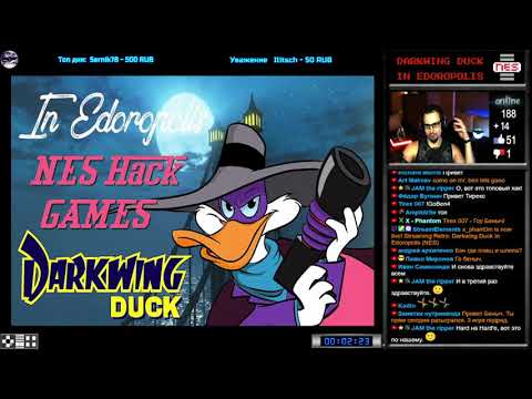 Darkwing Duck In Edoropolis прохождение [ hard ] | Игра (Dendy, Nes, Famicom, 8 bit) Стрим RUS