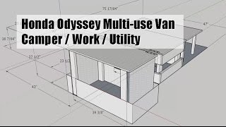 odyssey camper honda van diy build utility plan mod