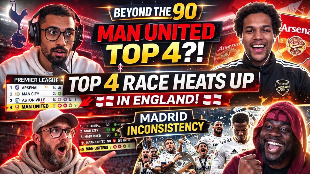 Man United Top 4?! 👀 | Madrid Inconsistent? | Top 4 Race Heats Up in England
