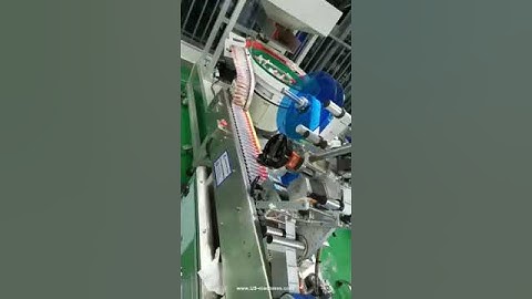 Testing tube vibrating sorting feeding bowl automatic horizontal tube bottle labeling machine