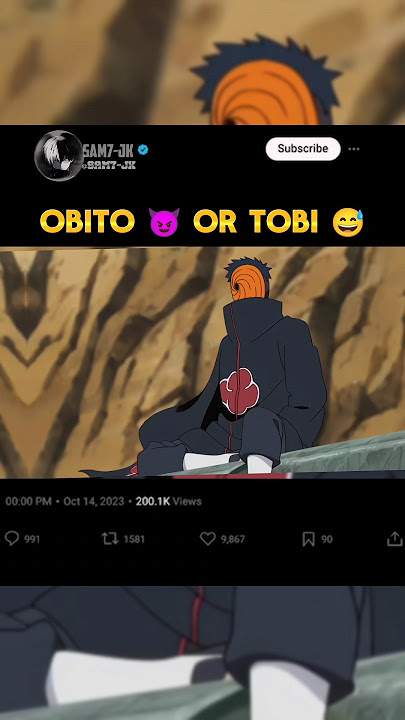 Obito VS Tobi