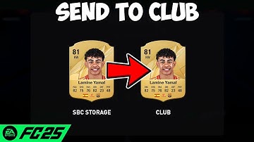 How To Get Players Out Of SBC Storage On FC 25
