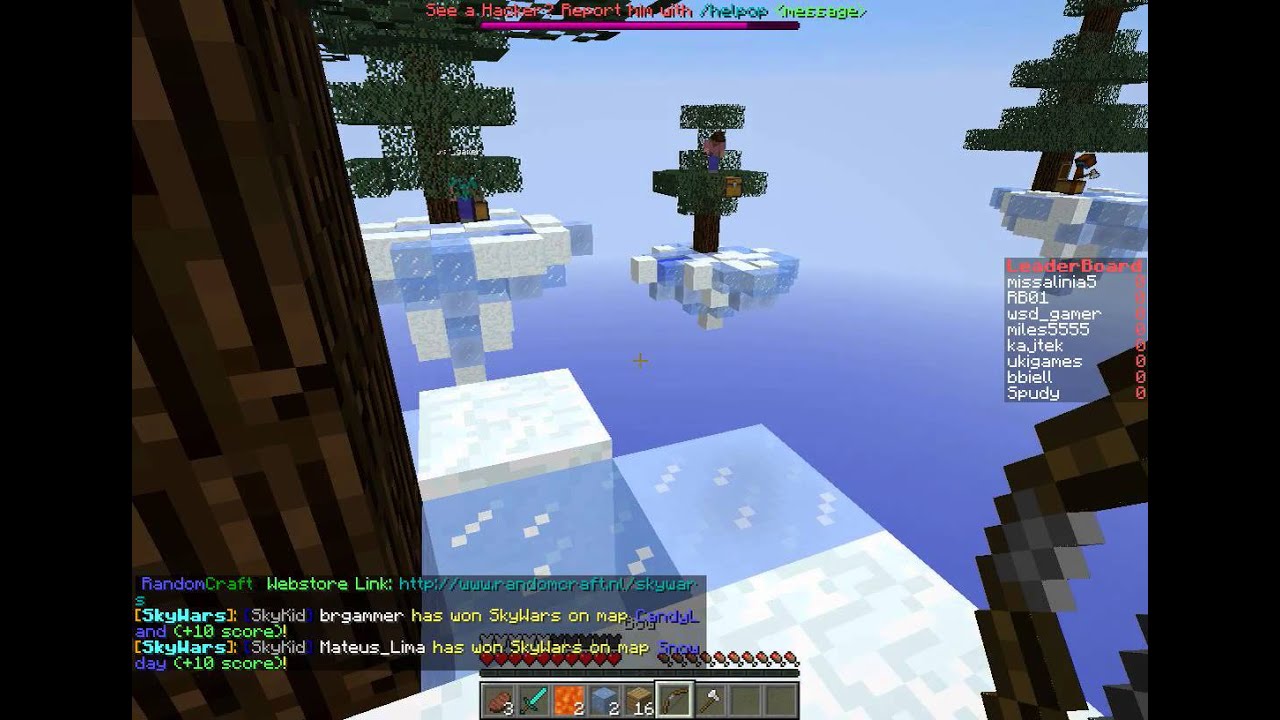 Minecraft skywars in randomcraft part 4