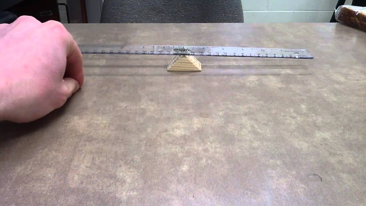 Balancing Ruler Problem - YouTube
