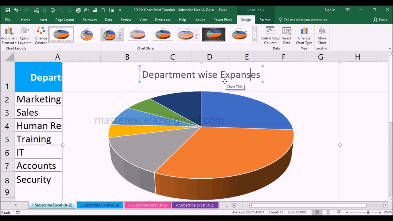 Make 3d Pie Chart