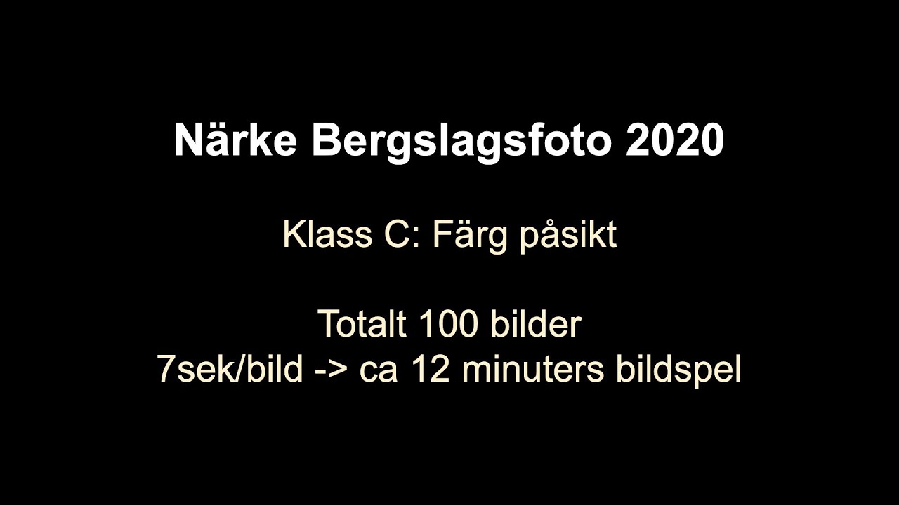 NBF 2020   Klass C   Färg påsikt -  bildshow