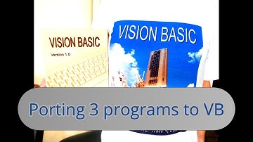 C64 Vision BASIC: Porting 3 BASIC programs