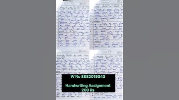 IGNOU Handwriting Assignment Hand Copy / IGNOU Assignments Answer / Handwriting Assignment