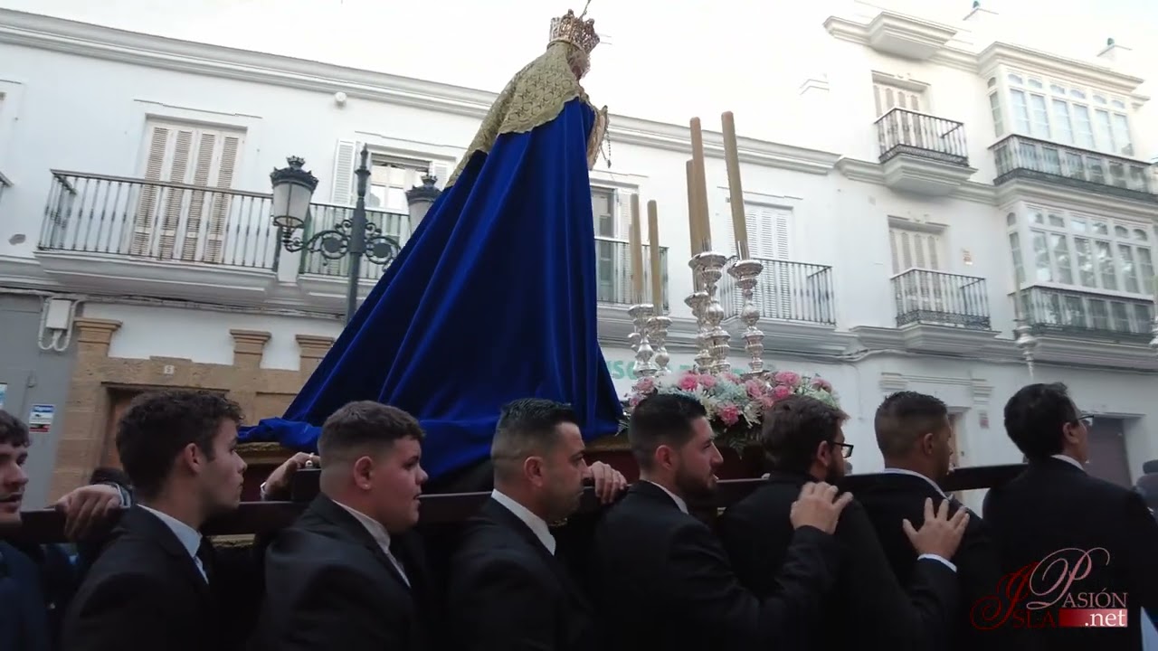 Rosario de antorchas de la Virgen de los Dolores | Chiclana de la Frontera | 4K | 2023