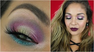 Copy Cat Collab Shaye San Juan Colorful Halo Eye Tutorial