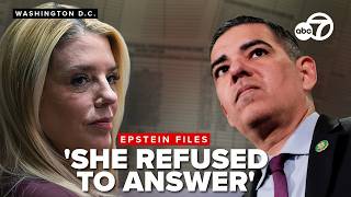 WATCH: 3 Minutes of Rep. Garcia calling out Bondi over Trump's Epstein involvement after intervi