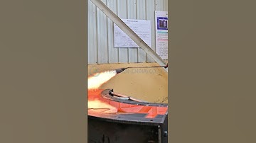 After polyurethane pouring, heat up and solidify with a gun#mining #metallurgy #mines #shorts #fyp