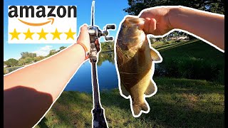 Fishing and Reviewing The Best Rated Baitcaster Fishing Rod on Amazon! Is it Worth Buying?