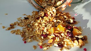 Healthy and easy homemade GRANOLA recipe