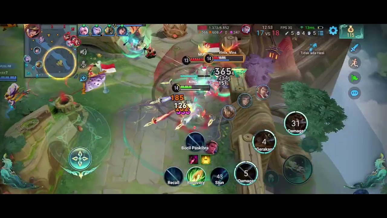 HOK,TEMPEST DRAGON PENENTU MENANG ATAU KALAH!! SENGIIIT COKK