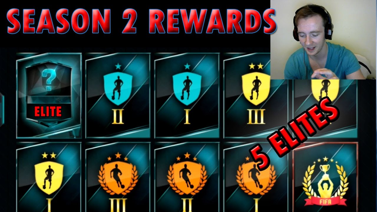 Season 2 Rewards Packs Opening | FiFa Mobile | 5 ELITES PULL + 100 TOKEN EXCHANGE PACK ELITE