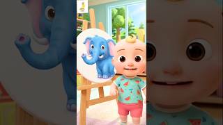 Cartoon Kids Painting Jungle Animals! 🐘🐒 (Part 1) | Kids Learning Video